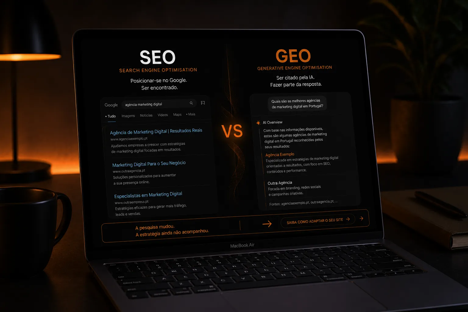 GEO vs SEO: A Nova Fronteira da Visibilidade Online