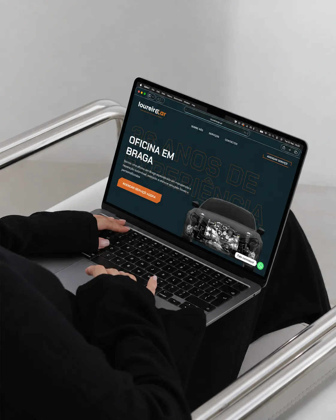 Loureiro Car — Aplicação da Marca 2