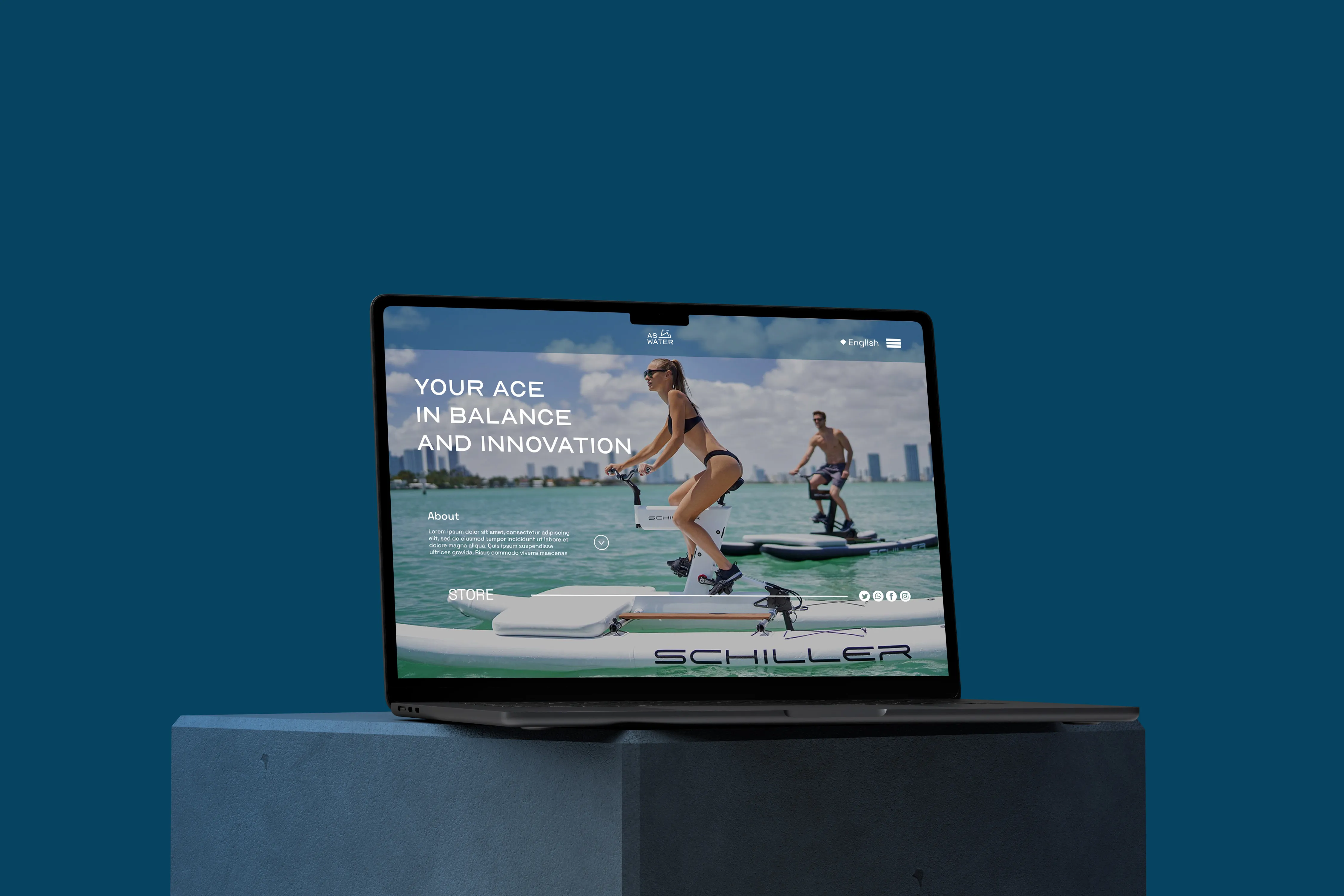 AS WATER Adventure | Rebranding e Loja Online  — Conceito da Marca