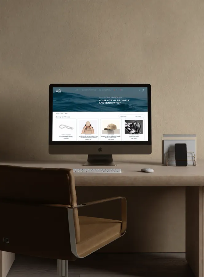AS WATER Adventure | Rebranding e Loja Online 