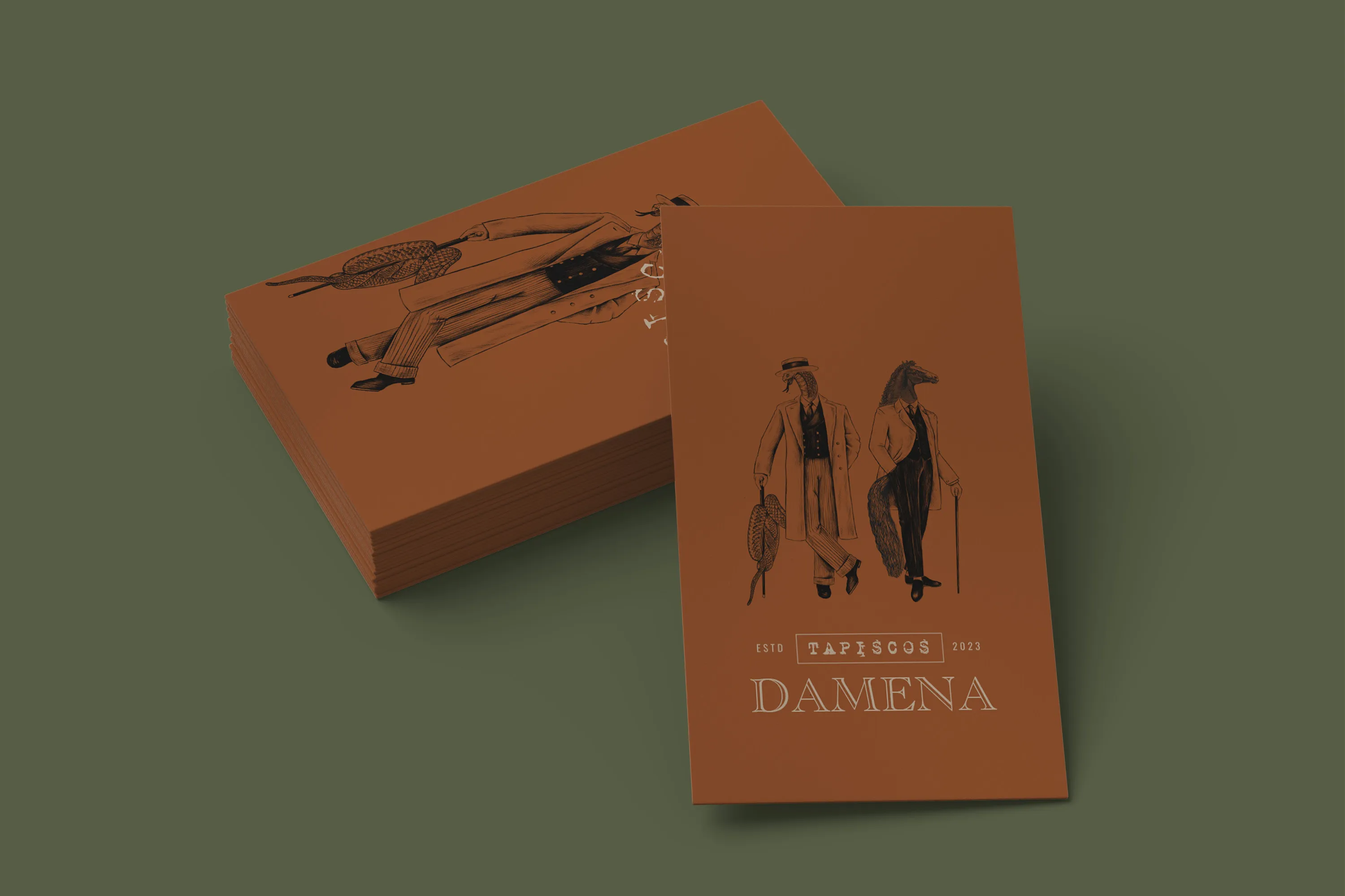 Tapiscos DAMENA Restaurante — A Identidade Visual 1
